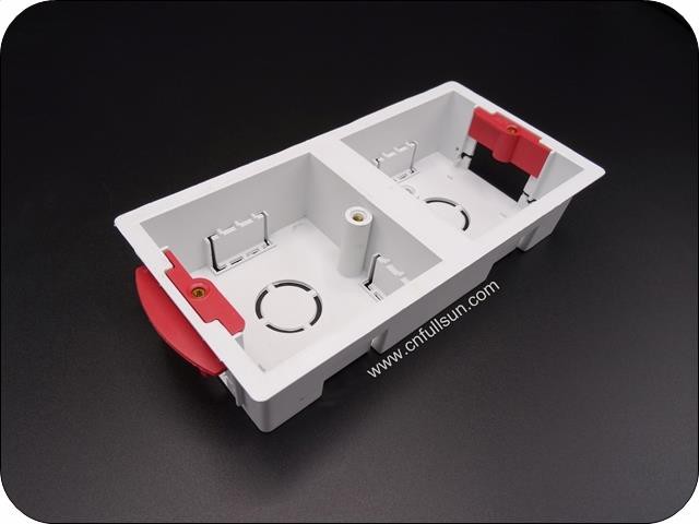 1 + 1 cutie dublă cu garnitură din PVC cu bandă dublă