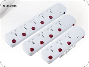 Soclu de extensie cu 5 căi certificat CE pentru uz casnic